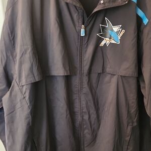 SPORTS... SHARK NHL WINDBREAKER NEW WITHOUT TAGS🏒